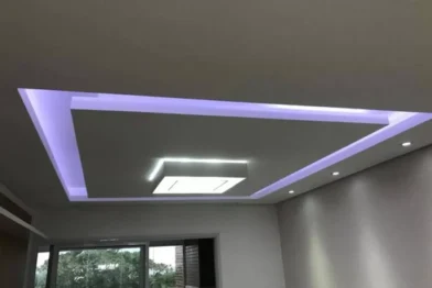 Rebaixamento de teto de gesso